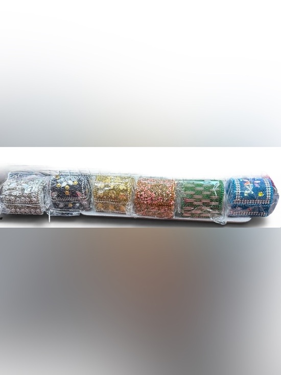Other - Hand Beaded Wooden Trinket Box